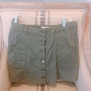 ARMY GREEN SKIRT!!!
